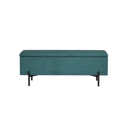 Artiss Storage Ottoman Blanket Box 140cm Velvet Green.