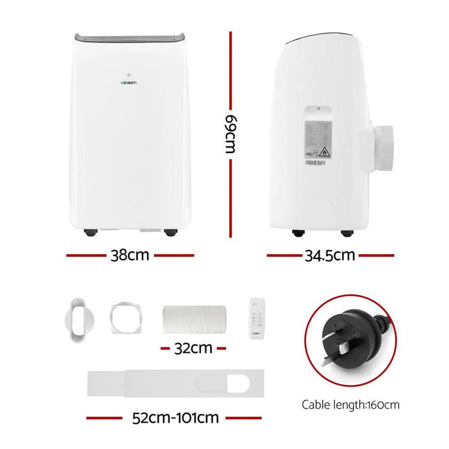 Devanti 12000BTU Portable Air Conditioner.