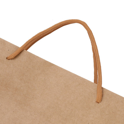 50pcs Bulk Kraft Paper Bags Pack Brown Shopping Retail Gift Bags Reusable Brown.