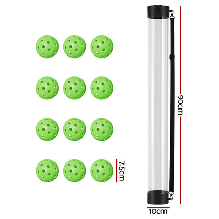 Everfit 12PC Pickleball Collector Set Multi-Ball Retriever Portable Storage Adjustable Strap.