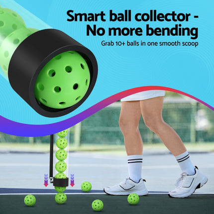 Everfit 12PC Pickleball Collector Set Multi-Ball Retriever Portable Storage Adjustable Strap.