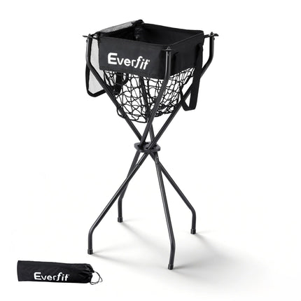 Everfit Portable Ball Cart Foldable Pickleball Tennis Baseball Softball.