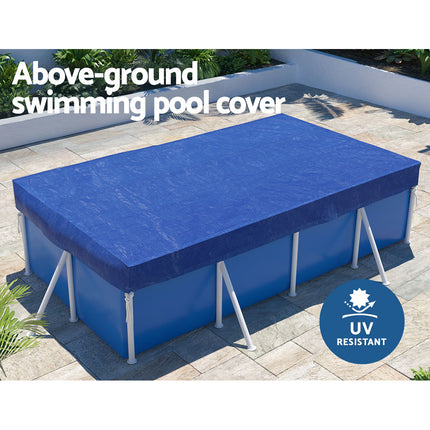 Aquabuddy Pool Cover 3x2m Above-ground Swimming Pool Blanket Blue.