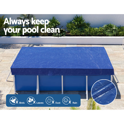 Aquabuddy Pool Cover 3x2m Above-ground Swimming Pool Blanket Blue.