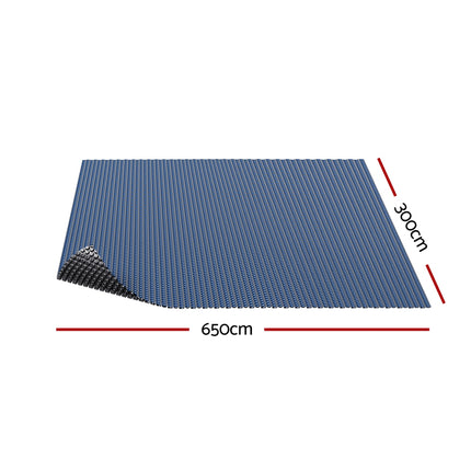 Aqua Buddy Pool Cover 600 Micron 6.5x3m Swimming Pool Solar Blanket Blue Black.