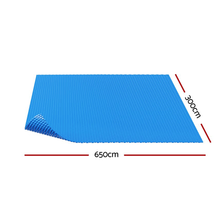 Aqua Buddy Pool Cover 600 Micron 6.5x3m Swimming Pool Solar Blanket Blue.