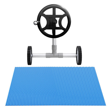 Aqua Buddy Pool Cover 600 Micron 6.5x3m w/ Roller 4m Swimming Pools Solar Blanket.