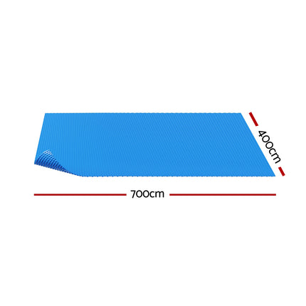 Aqua Buddy Pool Cover 600 Micron 7x4m Swimming Pool Solar Blanket Blue.