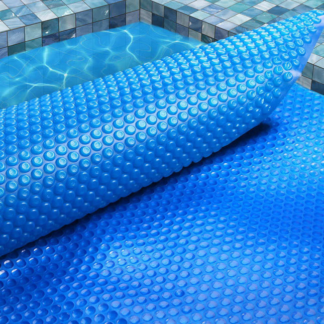 Aquabuddy Pool Cover 8x4.2m 400 Micron Swimming Pool Solar Blanket Blue.