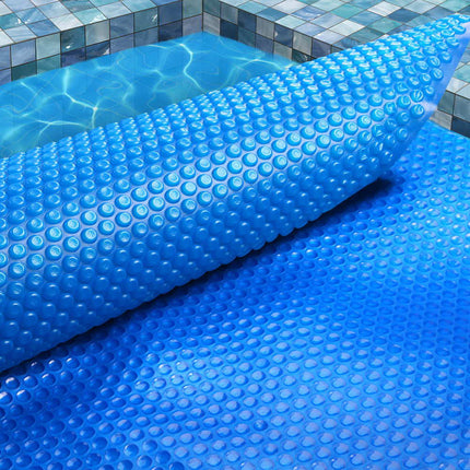 Aquabuddy Pool Cover 500 Micron 9.5x5m Swimming Pool Solar Blanket Blue.