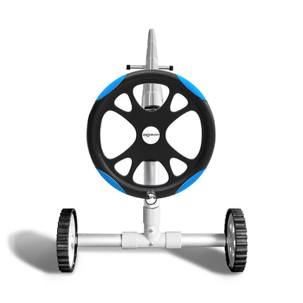 Aquabuddy Pool Cover Roller 5.5m Adjustable Swimming Pool Solar Blanket Reel Blue.