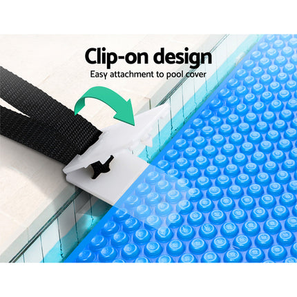 Aquabuddy Pool Cover Roller Attachment Swimming Pool Reel Straps Kit 8PCS.