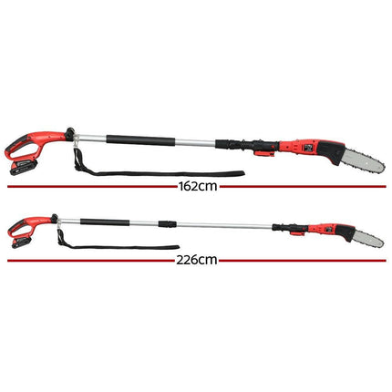Giantz Chainsaw Cordless Pole Chain Saw 20V 8inch Pruner Battery 2.7m Long Reach.