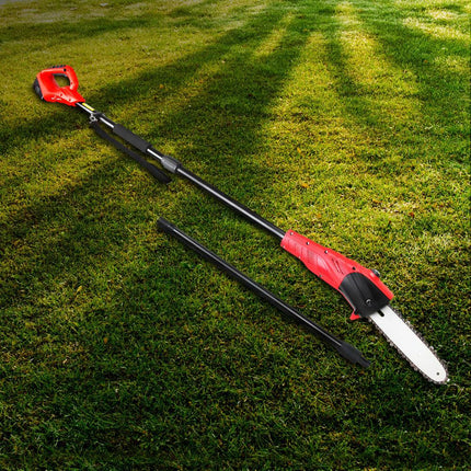 Giantz Chainsaw Cordless Pole Chain Saw 20V 8in Pruner 2.7m Long Reach Battery.