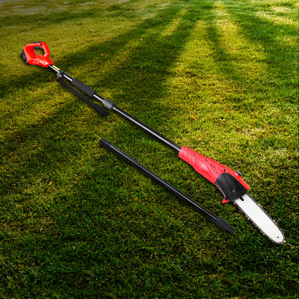 Giantz Chainsaw Cordless Pole Chain Saw 20V 8in Pruner 2.7m Long Reach Battery.