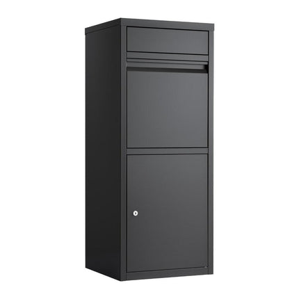 Gardeon Parcel Letterbox Drop Box Package Mailbox Black.