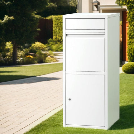 Gardeon Parcel Letterbox Drop Box Package White.