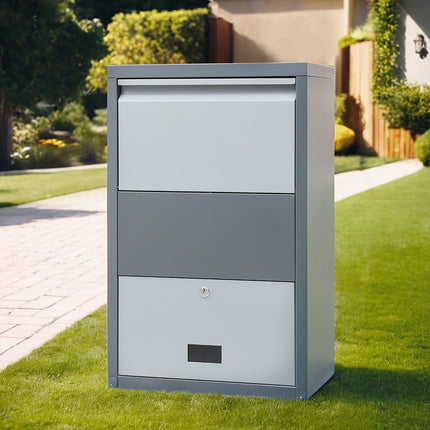 Gardeon Parcel Letterbox Drop Box Package Grey.