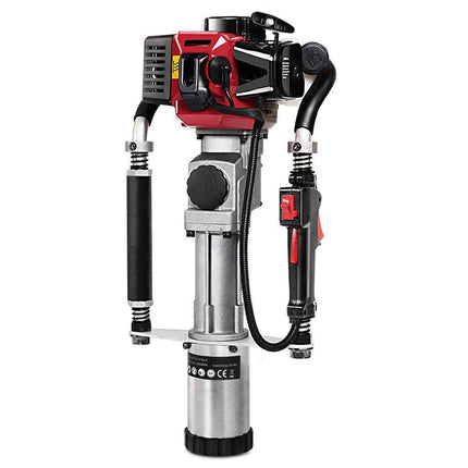 Giantz Petrol Post Driver 2-Stroke 32.7CC Rammer Pile Star Picket Fence Hole Red.