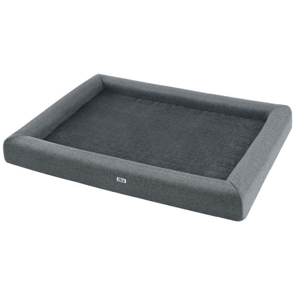i.Pet Pet Bed Dog Cat Extra Large Calming Soft Sofa Cushion Egg Crate Washable Grey.