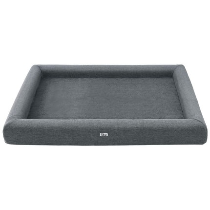 i.Pet Pet Bed Dog Cat Extra Large Calming Soft Sofa Cushion Egg Crate Washable Grey.