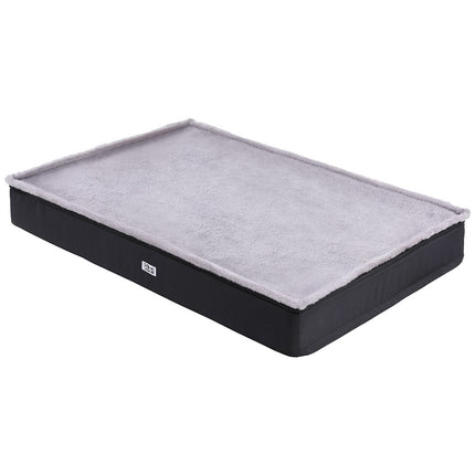 i.Pet Pet Bed Dog Cat Large Calming Soft Sofa Foam Cushion Washable Cover Grey.