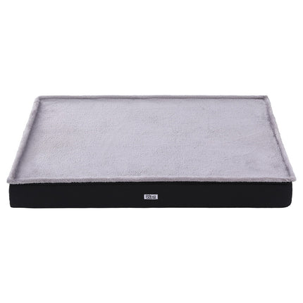 i.Pet Pet Bed Dog Cat Large Calming Soft Sofa Foam Cushion Washable Cover Grey.