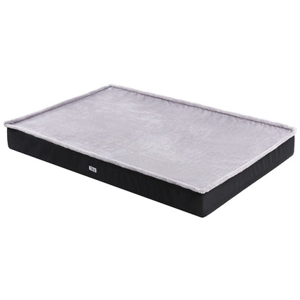 i.Pet Pet Bed Dog Cat Extra Large Calming Soft Sofa Foam Cushion Washable Cover Grey.