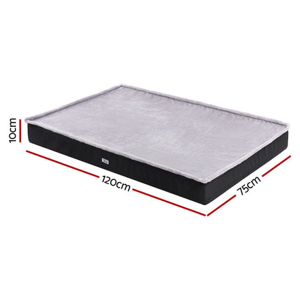 i.Pet Pet Bed Dog Cat Extra Large Calming Soft Sofa Foam Cushion Washable Cover Grey.