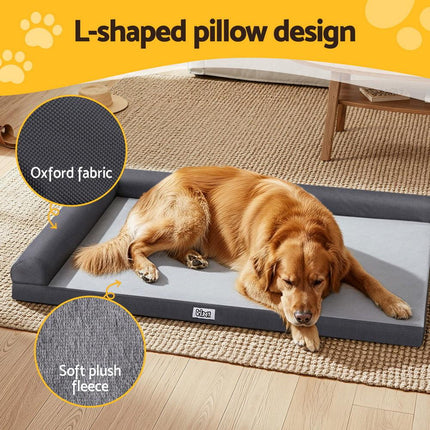 i.Pet Pet Bed Plush Soft Cushion Egg Crate Large Sofa Platform Removable Washable.