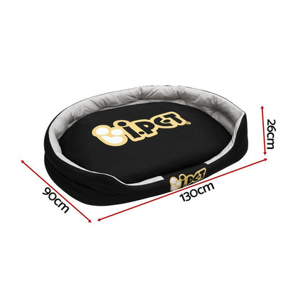 i.Pet Dog Bed XXL Large Jumbo Pet Calming Soft Sofa Cushion Mat Washable 130x90x26cm.