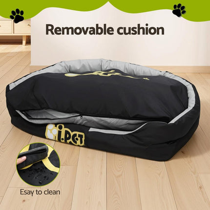 i.Pet Dog Bed XXL Large Jumbo Pet Calming Soft Sofa Cushion Mat Washable 130x90x26cm.