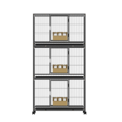 i.Pet Bird Cage Large Bird Cages Aviary Budgie Perch Cage Parrot Pet Stand Wheels.