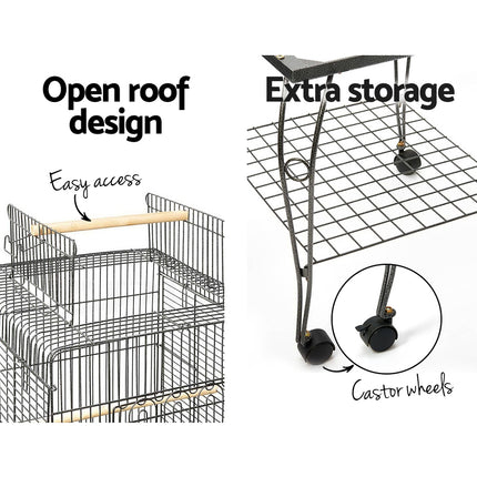 i.Pet Bird Cage 145cm Large Aviary.