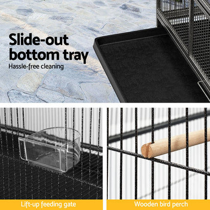 i.Pet Bird Cage 138cm Large Aviary.