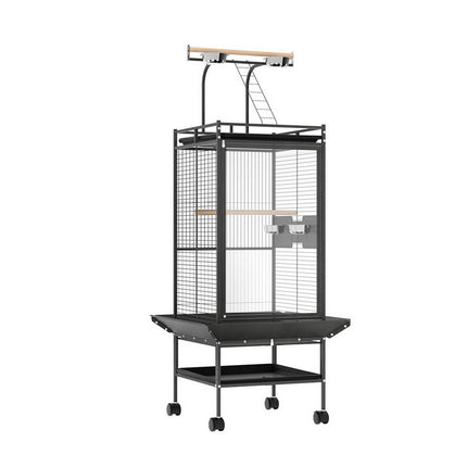 i.Pet Bird Cage Large Cages 155cm Parrot Aviary Stand-Alone Budgie Wheels Castor.