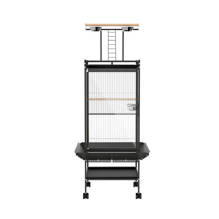 i.Pet Bird Cage Large Cages 155cm Parrot Aviary Stand-Alone Budgie Wheels Castor.