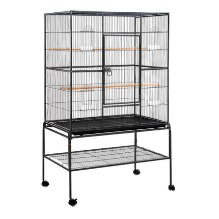 i.Pet Bird Cage Large Cages 160cm Parrot Aviary Stand-Alone Budgie Wheels Castor.