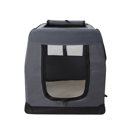 i.Pet Pet Carrier Soft Crate Dog Cat Travel 121x80CM Portable Foldable Car 4XL.