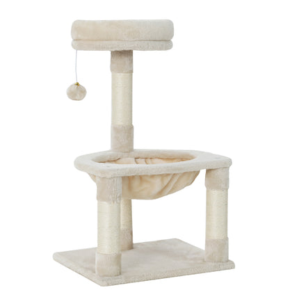 i.Pet Cat Tree 69cm Scratching Post Tower Scratcher Wood Condo Toys House Bed.