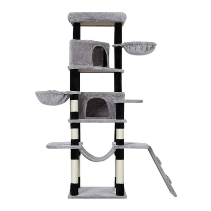i.Pet Cat Tree 161cm Tower Scratching Post Scratcher Wood Condo House Play Bed.