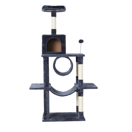 i.Pet Cat Tree 69cm Scratching Post Tower Scratcher Wood Condo Toys House Bed.