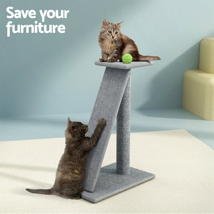 i.Pet Cat Tree 82cm Scratching Post Tower Scratcher Condo Trees Climb House.