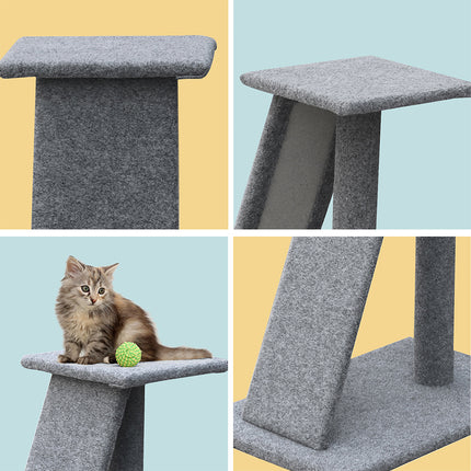 i.Pet Cat Tree 82cm Scratching Post Tower Scratcher Condo Trees Climb House.