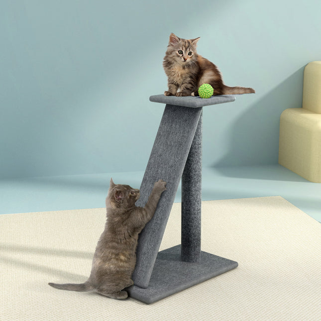 i.Pet Cat Tree 82cm Scratching Post Tower Scratcher Condo Trees Climb House.