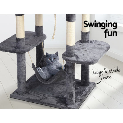 i.Pet Cat Tree 171cm Tower Scratching Post Scratcher Wooden Condo House Bed Toys.