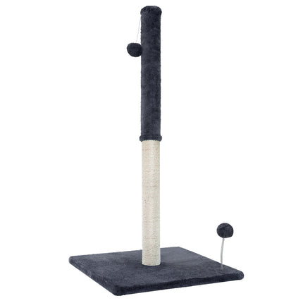 i.Pet Cat Tree 105cm Scratching Post Scratcher Tower Condo House Hanging toys Grey.