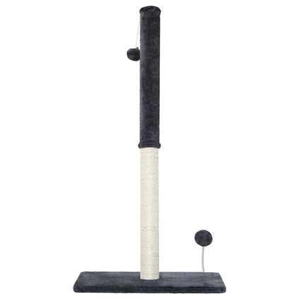 i.Pet Cat Tree 105cm Scratching Post Scratcher Tower Condo House Hanging toys Grey.