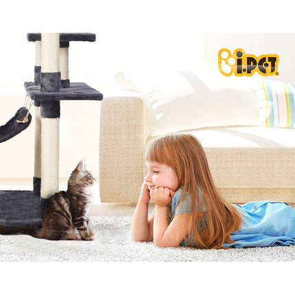 i.Pet Cat Tree 184cm Tower Scratching Post Scratcher Wood Trees Condo Bed House.