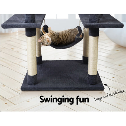i.Pet Cat Tree 184cm Tower Scratching Post Scratcher Wood Trees Condo Bed House.